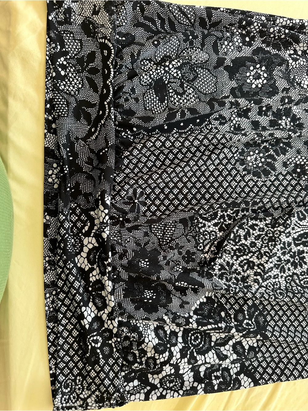 Van Heusen Black Floral V-Neck Blouse with Mixed Print off shoulder soft - Picture 13 of 14